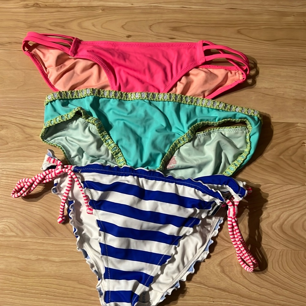 3 Victoria Sectret Bathingsuit bottoms